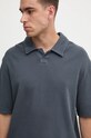 Хлопковое поло Calvin Klein Jeans серый J30J326688