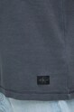 Памучна тениска с яка Calvin Klein Jeans J30J326688 сив