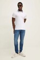 Guess tricou polo NOLAN M4BP66.J1314 alb NC24