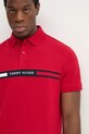 Поло Tommy Hilfiger красный MW0MW38130