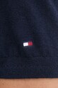 Вовняне поло Tommy Hilfiger MW0MW36538 темно-синій
