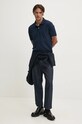 Бавовняне поло Guess Jeans M4BP29.KCJV1 темно-синій SS25