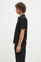 C.P. Company polo shirt Stretch Piquet Logo Polo 17CMPL065A005263W black AW24