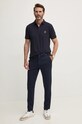 Hackett London polo de bumbac HM563354 bleumarin AW24
