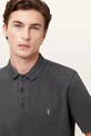 AllSaints polo męskie bawełniane szary M075PB