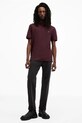 AllSaints pamut póló REFORM M075PB burgundia