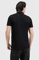 Одяг Бавовняне поло AllSaints REFORM M075PB чорний