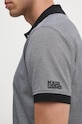 Bavlněné polo tričko Karl Lagerfeld 542203.745008 černá
