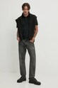 Abercrombie & Fitch polo de bumbac KI124.4374.900 negru AW24