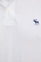 Bavlněné polo tričko Abercrombie & Fitch KI124.4386.100 bílá