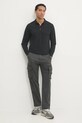 Abercrombie & Fitch longsleeve KI124.4549.900 negru AW24