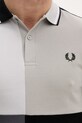 Fred Perry polo bawełniane Beams Grid Design Fp Shirt SM7186.102 czarny