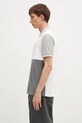 Fred Perry polo bawełniane Beams Grid Design Shirt SM7187.100 szary AW24