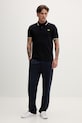 Fred Perry polo bawełniane The Twin Tipped Shirt M3600.W53 granatowy AA00