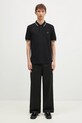 Fred Perry cotton polo shirt The Twin Tipped Shirt black M3600.W54
