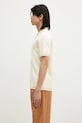 Pamučna polo majica Filling Pieces Knit Polo 80713666003 bež AW24