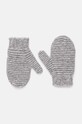 Dětské vlněné rukavice United Colors of Benetton vlna šedá 1244GG004.P.Repro.9BYH