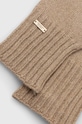 Rukavice z vlněné směsi Armani Exchange 944617.4F305 béžová AW24