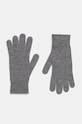Rukavice od kašmira Weekend Max Mara bez uzorka siva 2425566025600