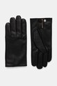 Kožené rukavice Samsoe Samsoe MORA usňová koža čierna F23300098