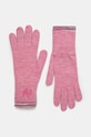 Missoni manusi de lana lana roz GU00WOD9829