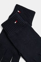 Rukavice s prímesou kašmíru Tommy Hilfiger AW0AW16435 tmavomodrá AW24