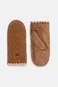 Semišové rukavice UGG semišová kůže hnědá 101031