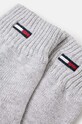 Pamučne rukavice Tommy Jeans AW0AW16778 siva AW24