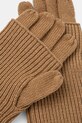 Рукавички з домішкою вовни MICHAEL Michael Kors 539825. коричневий AW24