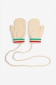 Παιδικά γάντια Bobo Choses Cherry 224AH034 μπεζ AW24