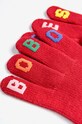 Детски памучни ръкавици Bobo Choses 224AI041 червен AW24