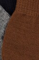 Konges Sløjd rękawiczki z domieszką wełny dziecięce FILLA MITTENS 3-pack KS101221 szary AW24