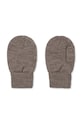Детские перчатки Konges Sløjd LOULI MITTENS шерсть коричневый KS101260