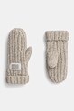 Дитячі рукавички з домішкою вовни UGG CHUNKY MITTEN з додаванням вовни сірий 100030