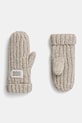 UGG manusi cu un amestec de lana pentru copii CHUNKY MITTEN cu un amestec de lana gri 100030