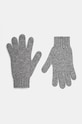 United Colors of Benetton rękawiczki wełniane dziecięce wełna szary 1244CG00M.G.Seasonal
