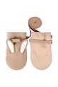 Παιδικά δερμάτινα γάντια Donsje Kapi Classic Mittens Bunny 6019003. μπεζ AW24