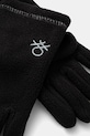 Detské rukavice United Colors of Benetton 6U87CG003.G.Seaso.9BYH čierna AW24