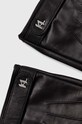 Karl Lagerfeld mitenki skórzane 245M3601 czarny AW24