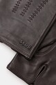 BOSS rękawiczki skórzane 50526681 brązowy AW24