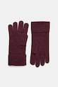 United Colors of Benetton rękawiczki wełniane bordowy 1202U0725