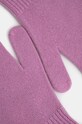 Vlněné rukavice United Colors of Benetton 1202DG00E růžová NC25
