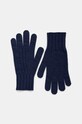 Rukavice s přídavkem vlny United Colors of Benetton vlna námořnická modř 1244DG00F