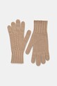 Rukavice s přídavkem vlny United Colors of Benetton vlna béžová 1244DG00F