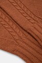United Colors of Benetton rękawiczki wełniane 1244DG00F brązowy AW24