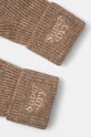 Superdry rękawiczki z domieszką wełny Y9310077A.1JL beżowy AW24