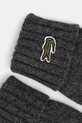 Μάλλινα γάντια Lacoste RV0452 γκρί AW25