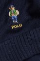 Дитячий бавовняний шарф Polo Ralph Lauren 323953213001 темно-синій AW24