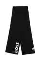 BOSS sciarpa in cotone per bambini medio spessore nero J51580.54.56