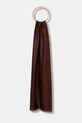 Moschino szalik wełniany tkanina bordowy M2943.3232
